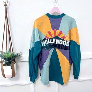 Hollywood Colorful Embroidered Long Sleeve Spirit Jersey Size M